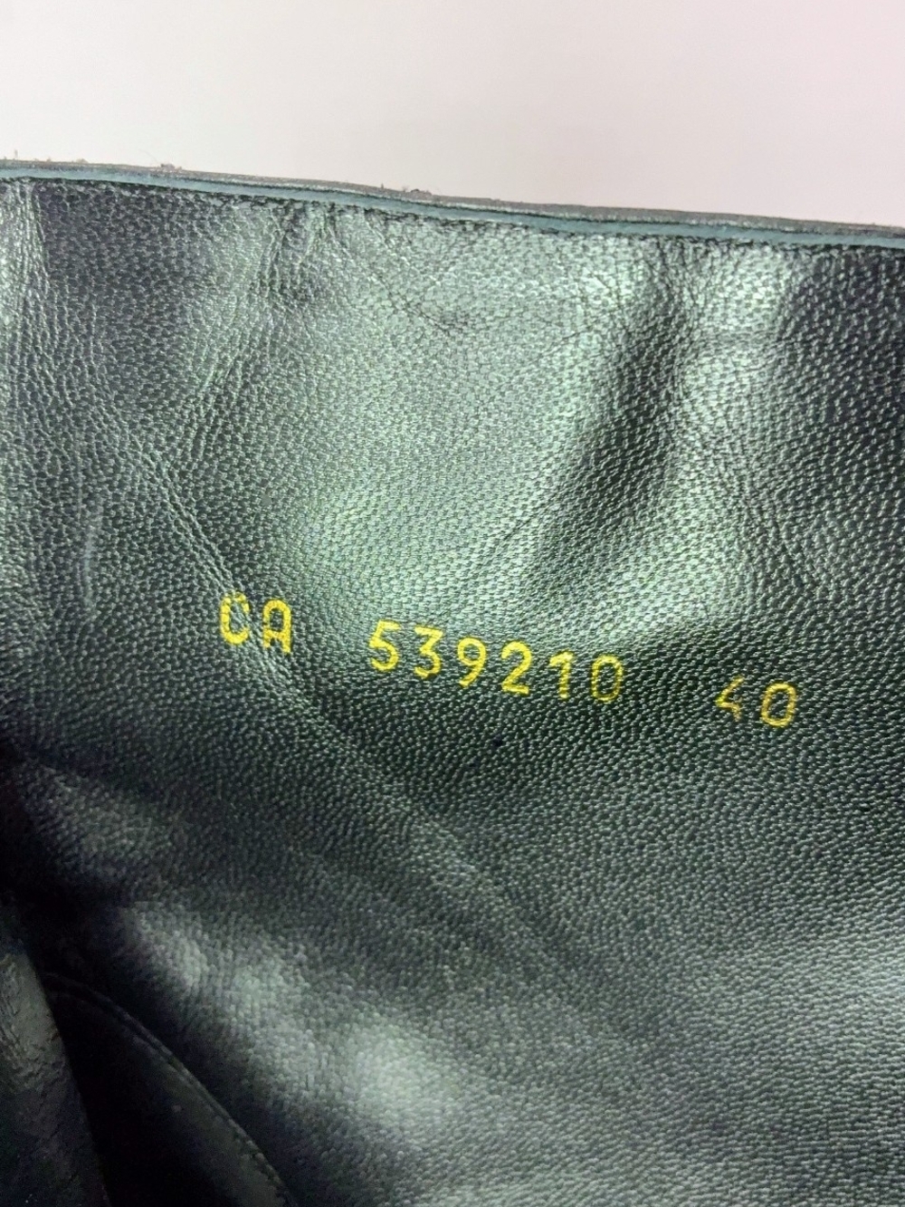 Saint Laurent YSL Black Glitter Block Heel Ankle Booties Boots  Sz 40/9 US Rare! - Picture 6 of 7